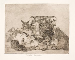 Garip Bağlılık (66) by Francisco de Goya