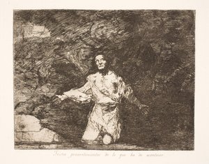 Geleceğin ne getireceğine dair üzücü beklenti (1) by Francisco de Goya