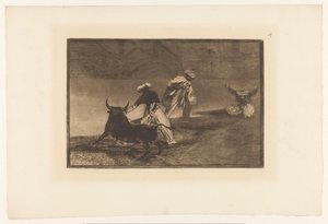 Bir arenada boğa güreşçileri Capean otro encerrado Boğa Güreşi (dizi başlığı) La Taureaumachie (dizi adı) La Tauromaquia (dizi adı) by Francisco de Goya