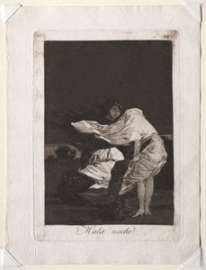 Caprichos: Kötü Bir Gece by Francisco de Goya