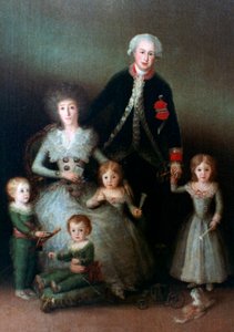 Osuna Dükü ve Ailesi, 1788 by Francisco de Goya
