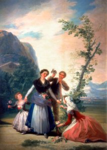 Çiçekçiler veya Bahar, 1786 by Francisco de Goya