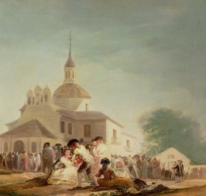 San Isidro İnziva Yeri, Madrid, 1788 by Francisco de Goya