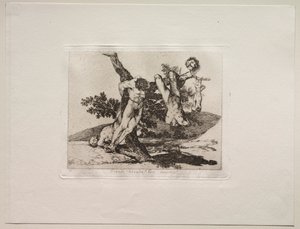 Savaşın Korkuları: Kahramanca Bir Başarı! Ölü Adamlarla!. by Francisco de Goya