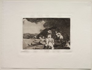 Savaşın Korkuları: Size İyi Hizmet Eder. by Francisco de Goya
