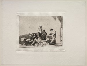 Savaşın Korkuları: Ağlamanın Faydası Yok by Francisco de Goya