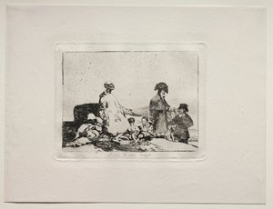 Savaşın Dehşetleri: Belki Başka Bir Irktandırlar by Francisco de Goya