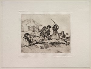 Savaşın Korkuları: Rabble by Francisco de Goya