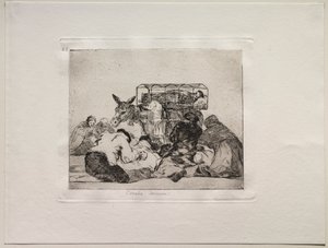 Savaşın Korkuları: Garip Adanmışlık! by Francisco de Goya