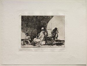 Savaşın Korkuları: Sağlıklı ve Hasta by Francisco de Goya