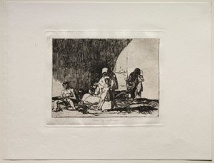 Savaşın Korkuları: Sağlıklı ve Hasta. by Francisco de Goya