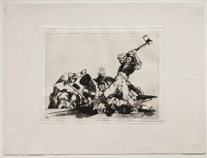 Savaşın Korkuları: Aynı by Francisco de Goya