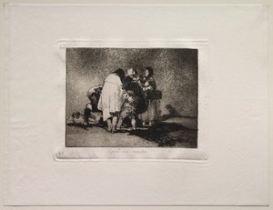 Savaşın Korkuları: Yapacak Bir Şey Yoktu ve Öldü. by Francisco de Goya