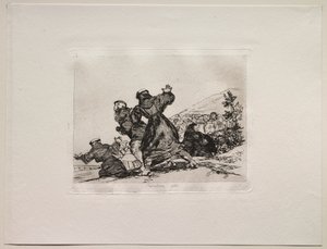 Savaşın Korkuları: Bu da. by Francisco de Goya