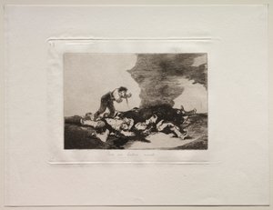 Savaşın Korkuları: Bunun İçin Doğdunuz. by Francisco de Goya