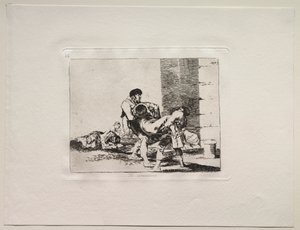 Savaşın Korkuları: Mezarlığa by Francisco de Goya