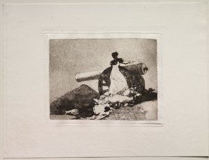 Savaşın Korkuları: Ne Cesaret! by Francisco de Goya
