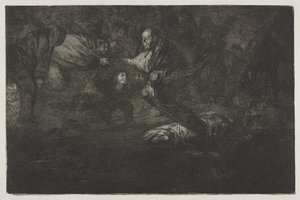 Atasözleri: Onları Tanrı Yaratır ve Birlikte Birleşirler, 1864. by Francisco de Goya