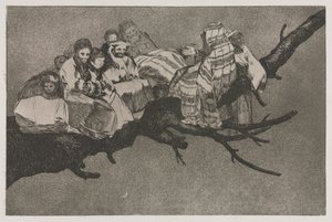 Atasözleri: Saçma Budalalık by Francisco de Goya