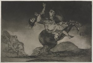 Atasözleri: At Kaçıran by Francisco de Goya
