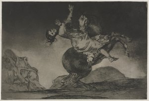 Atasözleri: At Kaçıran, 1864. by Francisco de Goya