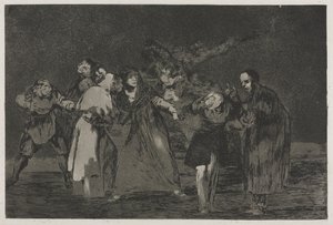 Atasözleri: Yaralar Aceleci Sözlerden Daha Hızlı İyileşir, 1864. by Francisco de Goya