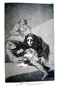 Utanmış Kişi, 1799 by Francisco de Goya