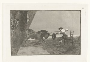 Van Martincho'yu arenada Uitdaging van Zaragosa Martincho'nun Plaza de Zaragoza La Tauromaquia'daki Pervasızlığı (dizi başlığı) Stierenvechten (dizi başlığı) by Francisco de Goya