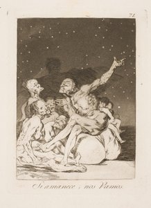 Şafakta gitmeliyiz by Francisco de Goya