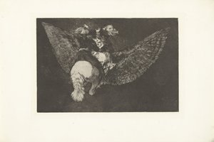 uçan çılgınlık farklı volante Los Disparates (Çılgınlıklar) (dizi adı) Los Proverbios (Atasözleri) (dizi başlığı) by Francisco de Goya
