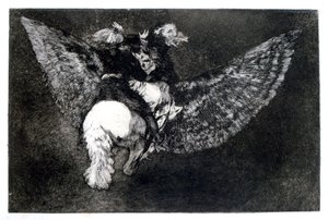 Kanatlı Saçma, 1819-1823 by Francisco de Goya