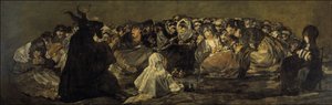 Cadılar Şabat veya Büyük Teke by Francisco de Goya