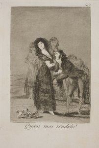 en mütevazı hizmetçi by Francisco de Goya