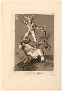 Yukarı ve aşağı by Francisco de Goya y Lucientes