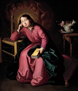 Uyuyan Çocuk Bakire by Francisco de Zurbaran