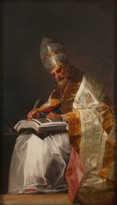 Aziz Gregory Büyük, Papa by Francisco de Goya