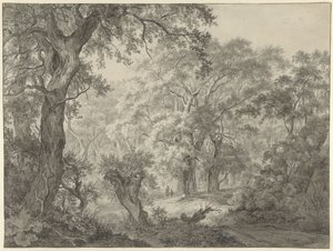 orman manzarası by Franciscus Andreas Milatz
