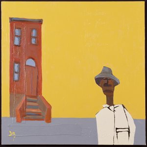 Adam, 2001 (tuval üzerine karışık teknik) by Francks Deceus