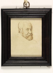 Henri Prince De Lorraine adında bir beyefendi (kağıt üzerine kalem ve mürekkep)