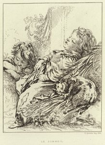 ಸ್ಲೀಪ್ (ಕೆತ್ತನೆ) ಟರ್ಕಿ by Francois (after) Boucher