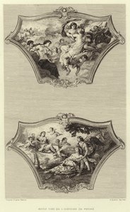 Motif Psyche hikayesinden alınmıştır (gravür) by Francois (after) Boucher