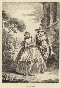 Sganarelle (gravür) by Francois (after) Boucher