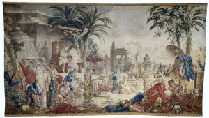 Çin Pazarı, Beauvais Kraliyet İmalatı by Francois (after) Boucher