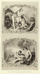 Banyoya Giren Venüs, Aşkın Eğitimi (gravür) by Francois (after) Boucher