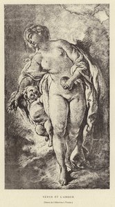 Venüs ve Aşk by Francois (after) Boucher
