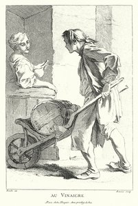 ವಿನೆಗರ್ ಮಾರಾಟಗಾರ (ಕೆತ್ತನೆ) ಟರ್ಕಿ by Francois (after) Boucher
