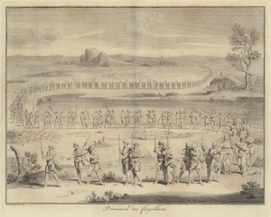 Flagellants alayı (gravür) by Francois (after) Morellon la Cave