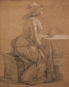 Ressam Bayan Marie Gabrielle Capet'in portresi by François André Vincent