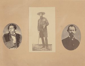 [General Tomas Mejia, İmparator Maximilian, General Miramon], 1867.