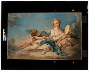 Tarihin ve Şarkıların İlham Perisi Clio by François Boucher